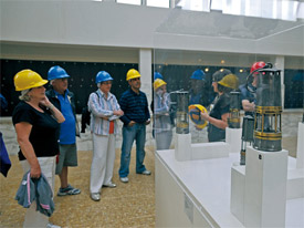 - Coal mining museum – Group of visitors