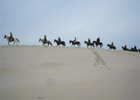 Sardinia riding schools, horse trekking